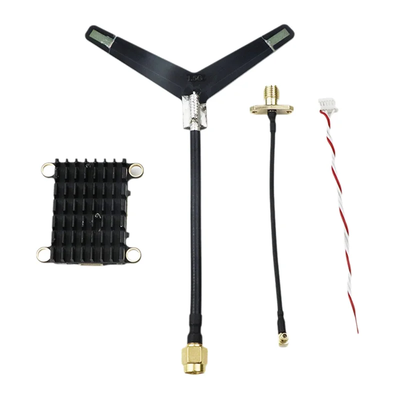 

A45F-1.7G 1.8G 1.9G 2.5W FPV VTX 8CH 2500Mw Video Transmitter Module For RC FPV Fixed Wing Aircraft Long Range Drone