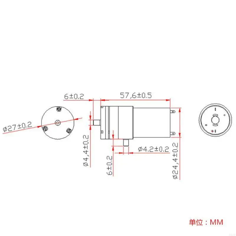 

652F DC 12V Micro Vacuum Pump Electric Pumps Mini Air Pump Pumping Booster For Medical Treatment Instrument