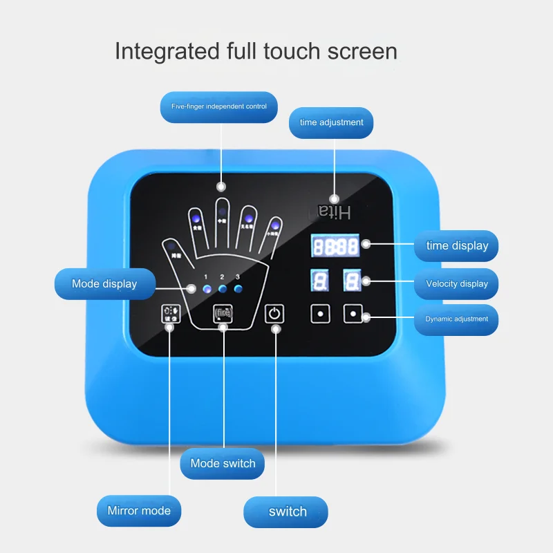 Tragbare Rehabilitation roboter Handschuhe Schlaganfall Hemiplegie Hirninfarkt Trainer Finger trainer Handfunktion Reparatur