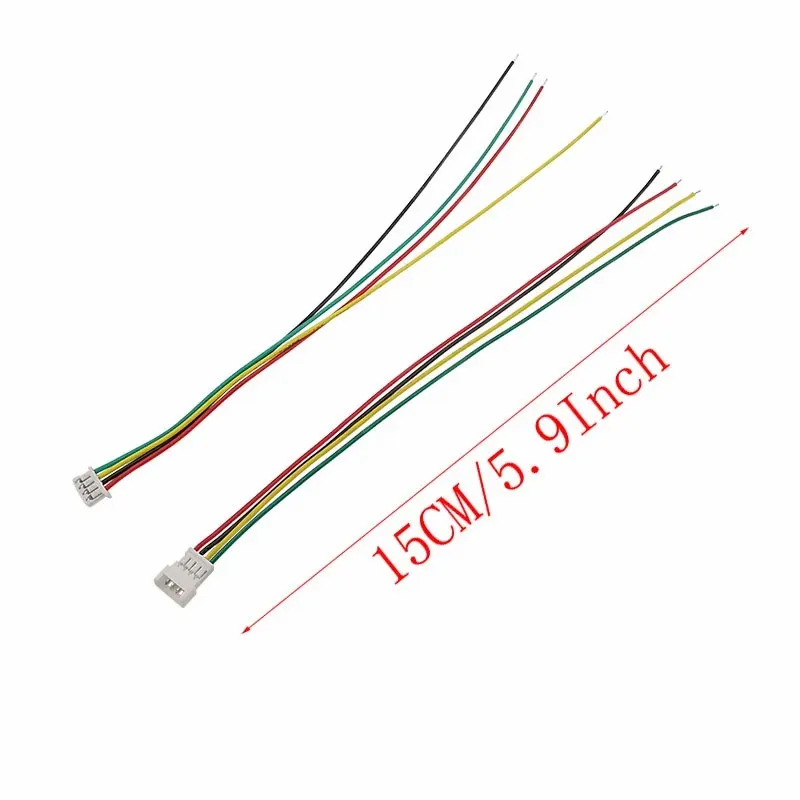 5/10Pairs Micro JST 1.25mm 4Pin Male Plug Female Socket Connector With Wire Cable JST 1.25 4P Electronic Line 150mm