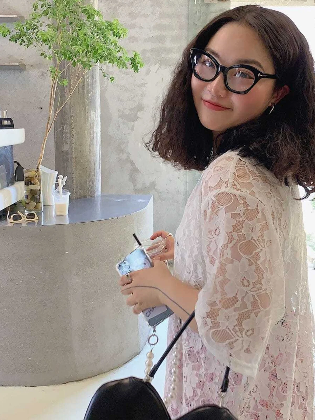 

plus Size Women's Lace T-irt ort Sve Hollow out Base irt Summer Loose Fit Fairy T Top round Ne Polyester