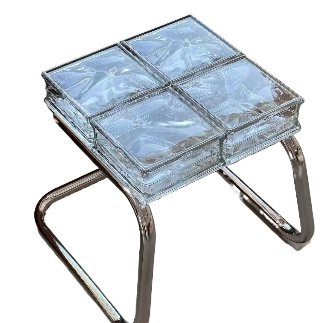 Medieval nested coffee table set with glass top and storage for the living room