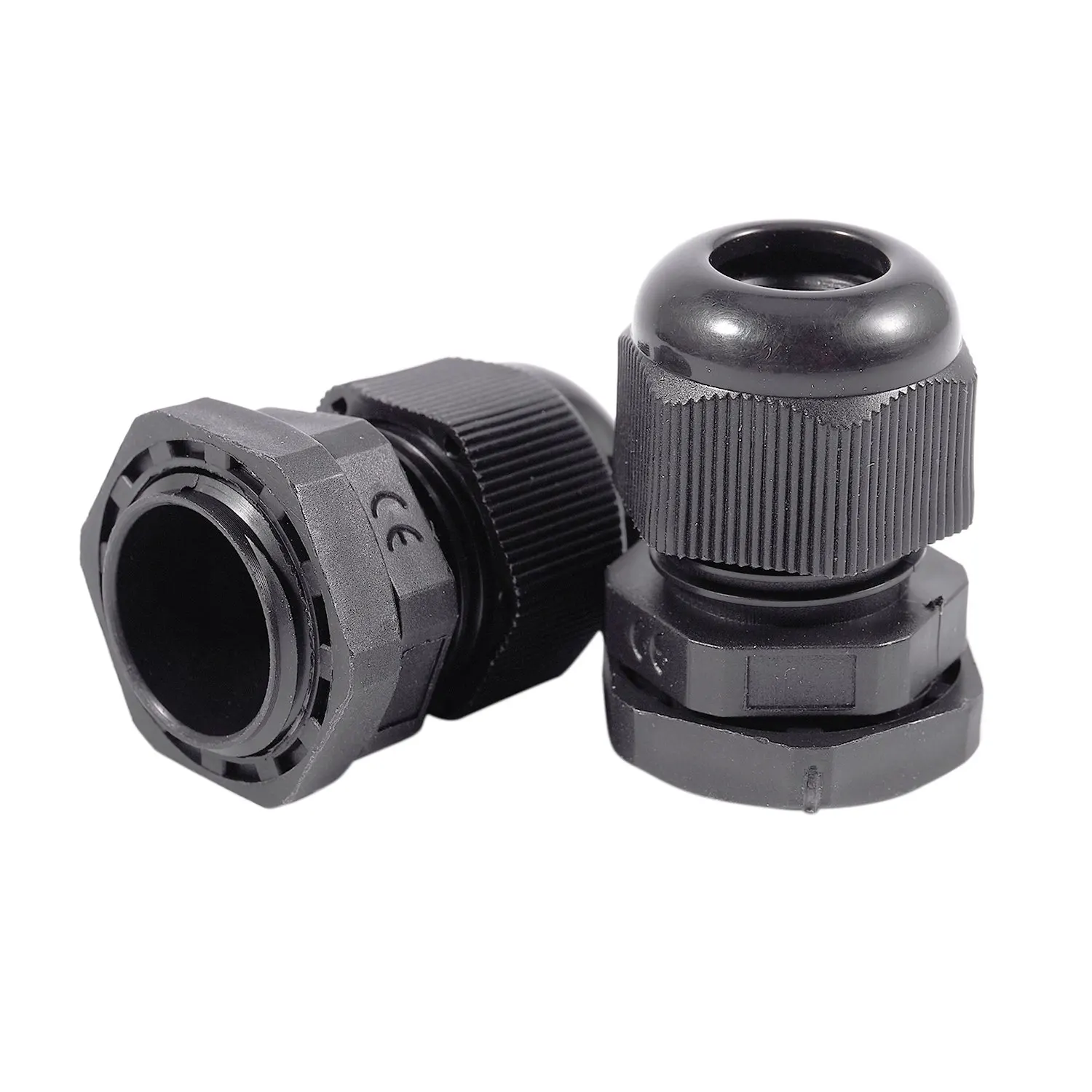 50 x conector impermeável de plástico preto PG11 prensa-cabo de 5-10 mm de diâmetro QUENTE