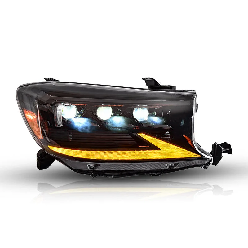 

For Fortuner 2008-2011 Year Head Lamp Led Projector Black Housing for TOYOTA