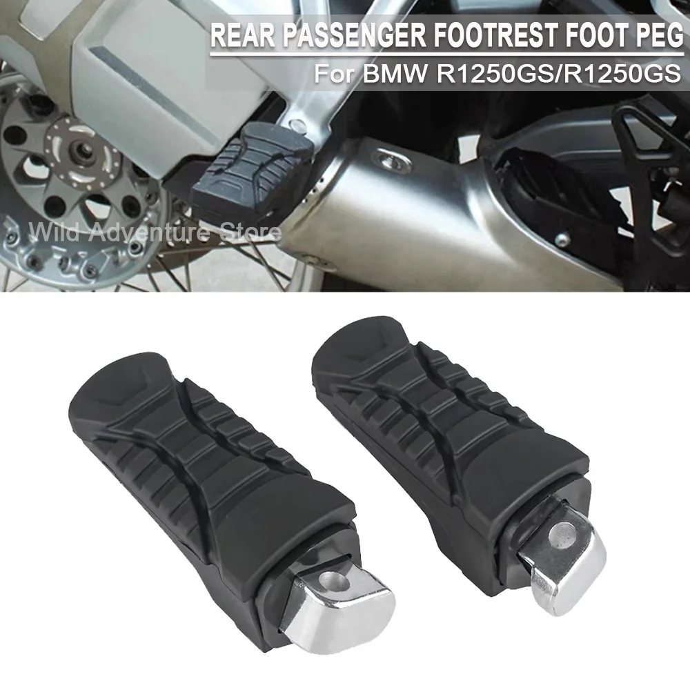 Motorcycle Footpegs Footrests Foot Rest Peg Pedal For BMW R1200GS R1250GS ADV GS1200 Adventure Rear Passenger Footrest Foot Peg