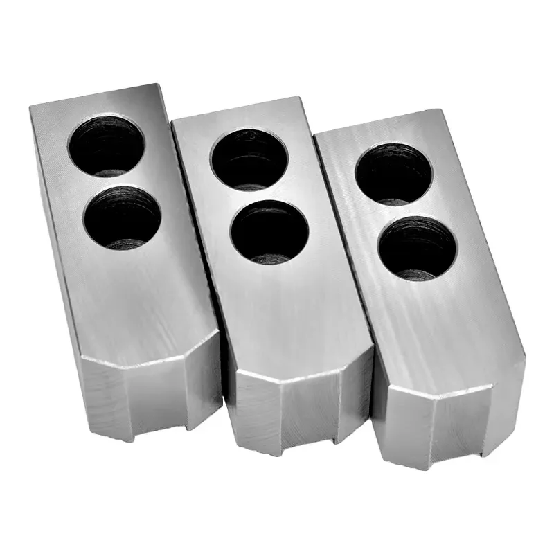 

Hydraulic Chuck with Soft Jaw Oil Pressure 4/5/6/8/10/12inch Three-Jaw Clamp 120/60/90 Degree Thickened Raw Jaw Generic