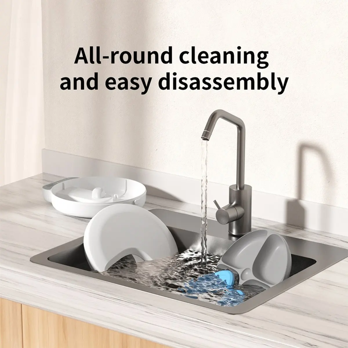 

Automatic Feeder for Wet Food, Four Pet Feeders for Different Foods, Dry and Wet Food Cat Feeding Bowl with Ice Packs