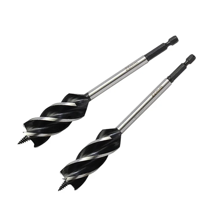 Lengthened Woodworking drill door lock tapper Twists drill, hole drilling, reaming drill suit, rotary head roller Tool