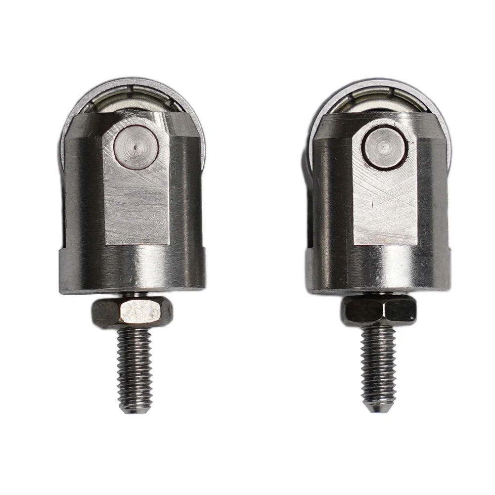 2pcs M2.5 Dial Indicator Contact 22.5mm Length 10mm Roller Diameter Point Depth Gauge Roller Measuring Tip Parts