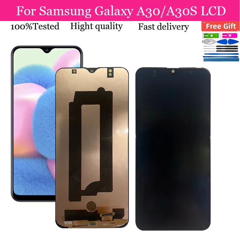 OLED For Samsung galaxy A30 A30S LCD Display Touch Screen For Samsung SM-A30S A307F SM-A30 A305 Display Assembly Parts