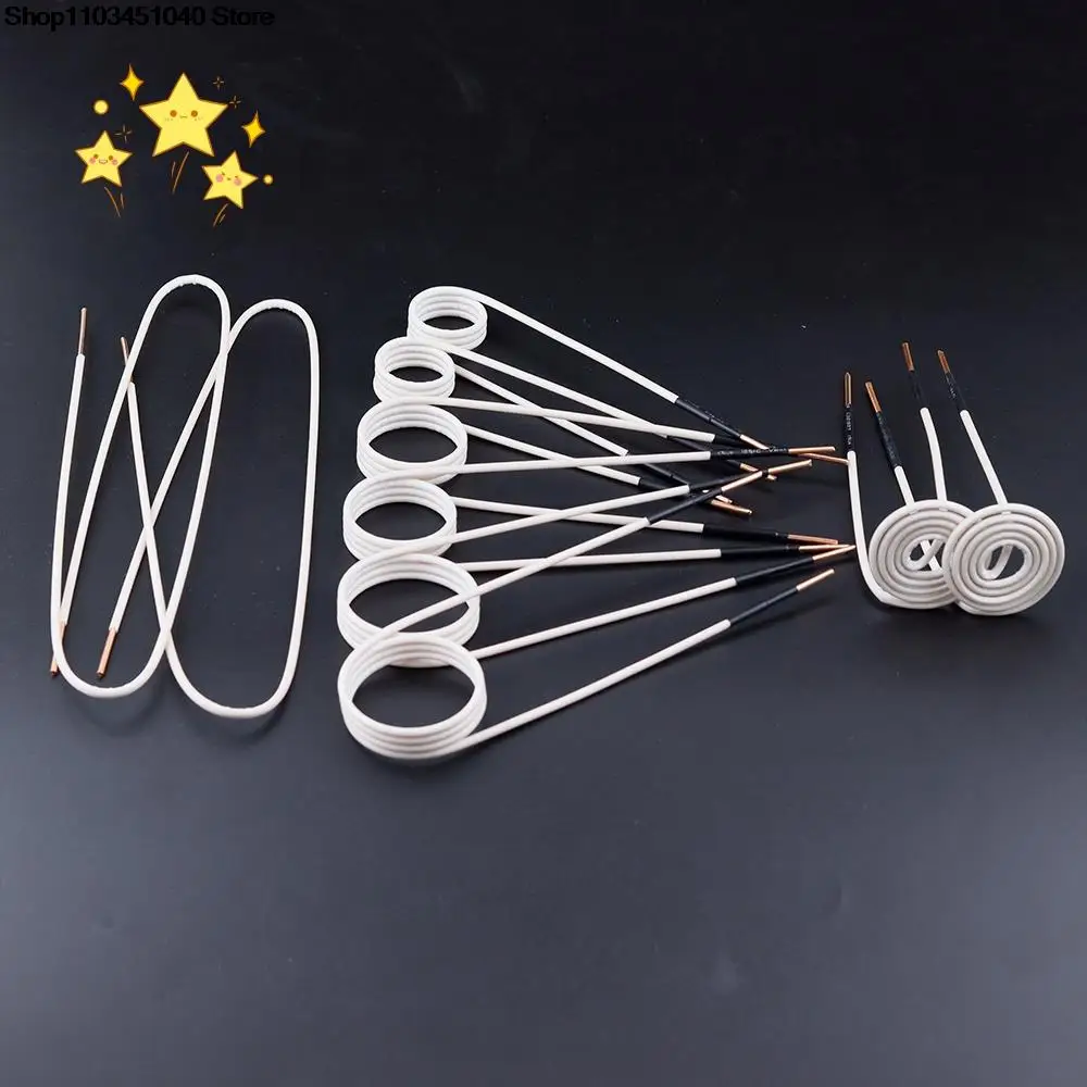 8/10Pcs Mini Magnetic Heater DIY Induction Coils Induction Coil Ductor Magnetic Induction Heater Kit Flameless Heat Accessories