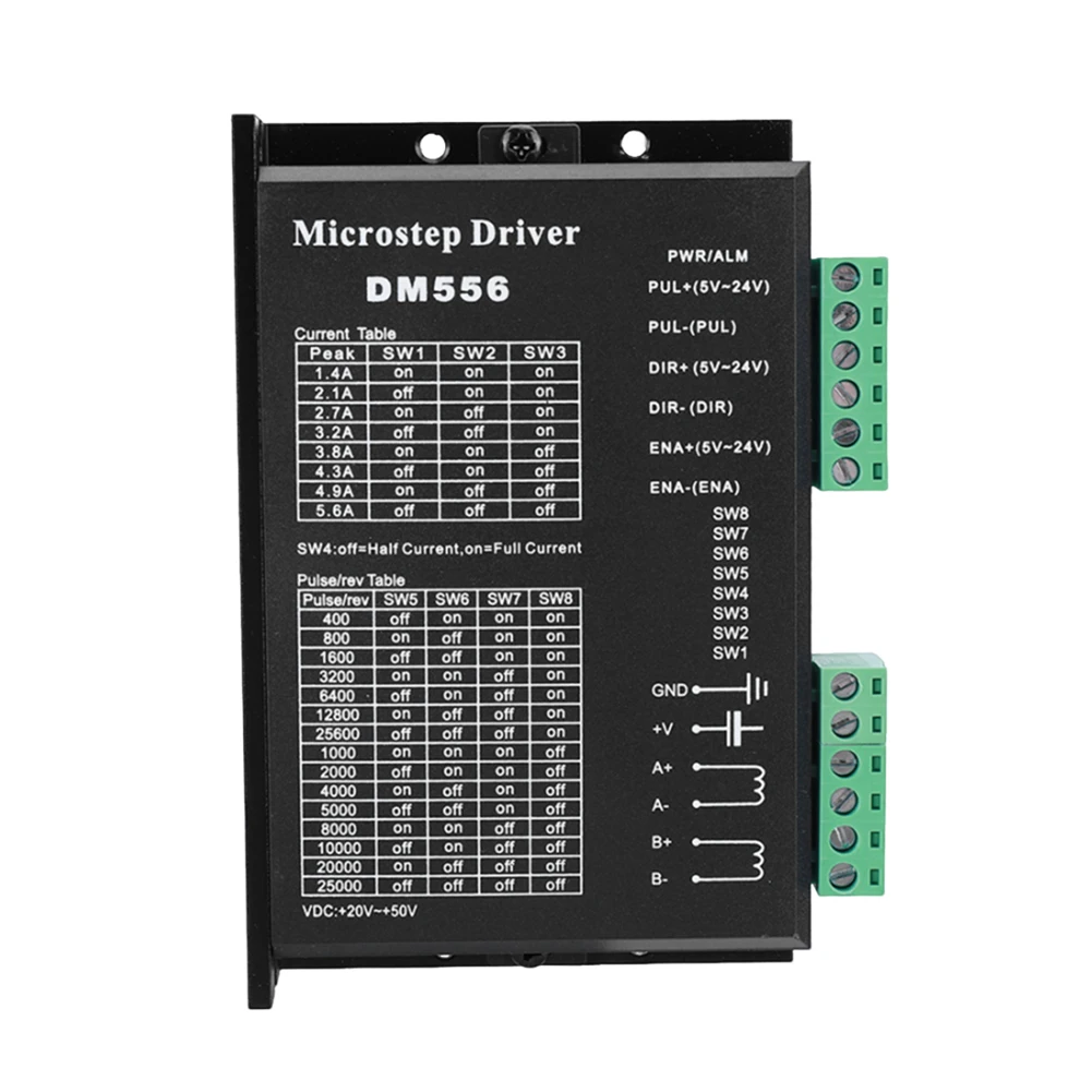 DM542 DM556 Stepping Motor Driver 2 Phase Digital Stepper Motor Driver Digital Driver Controller Board for CNC Engraving Machine