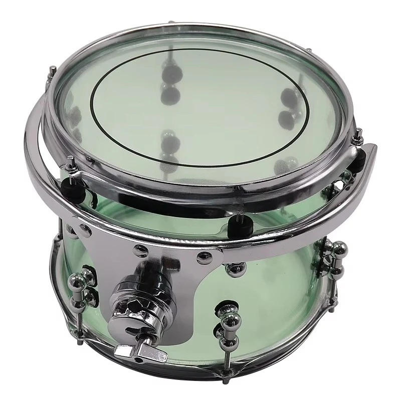 

STLF Comfort Drum 10 * 8 Acrylic Tom Drum Set Musical Instrument with Parts Tom Stand