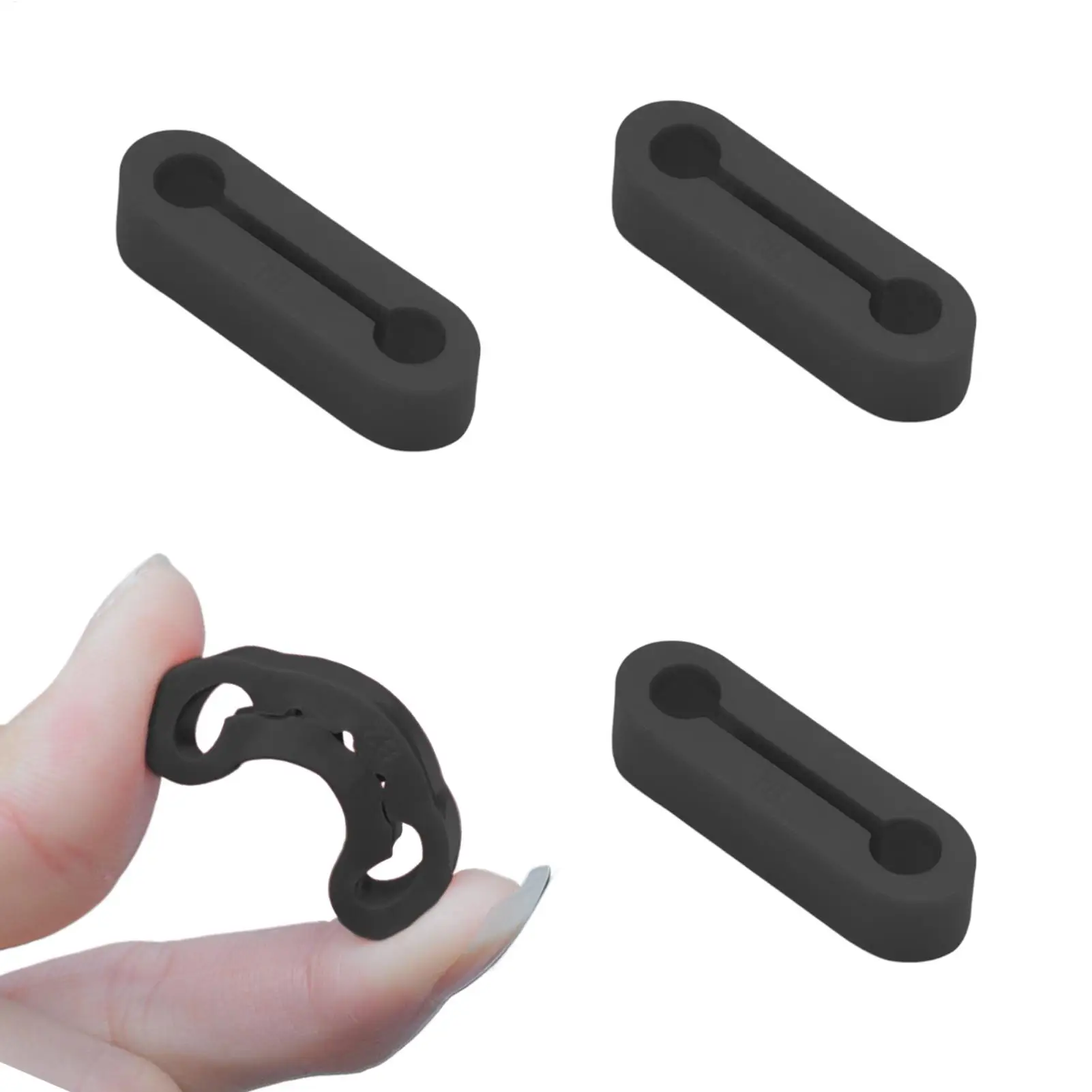 Silicone Car Door Latch Protector 4PCS Noise Reduction Edge Guard Door Lock Cover For Sedan Minivan Truck Daily Commuting