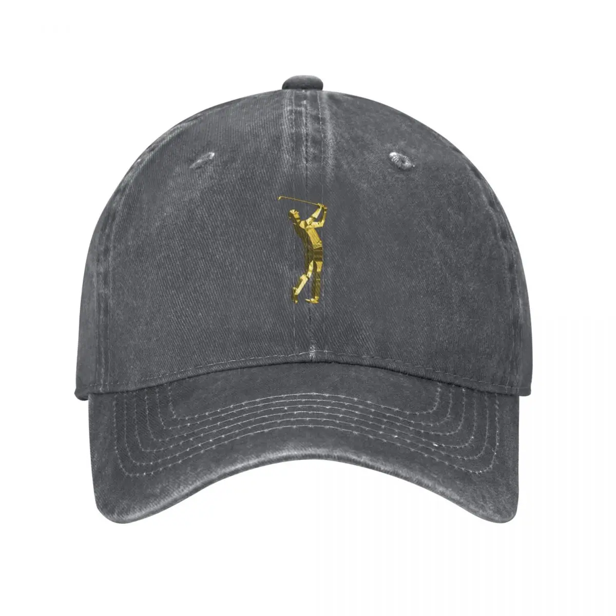 

Golden golfer - stickers - mugs Baseball Cap derby hat Sun Hat For Children Beach Bobble Hat Elegant Women's Hats Men's