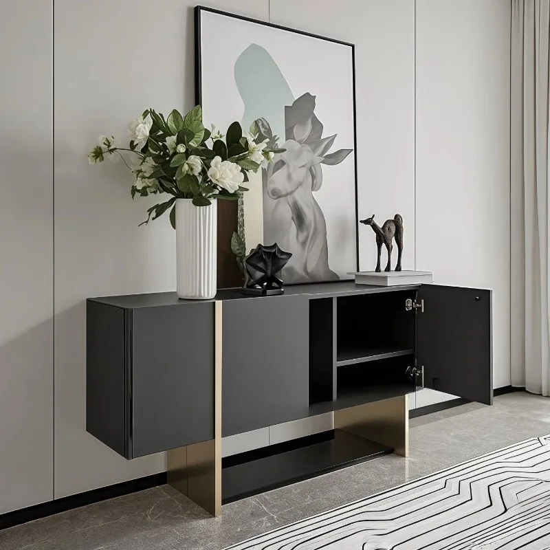 Dustproof Black Living Room Cabinets Classic French Narrow Living Room Cabinets Drawers Modern Meuble Rangements Furniture Home