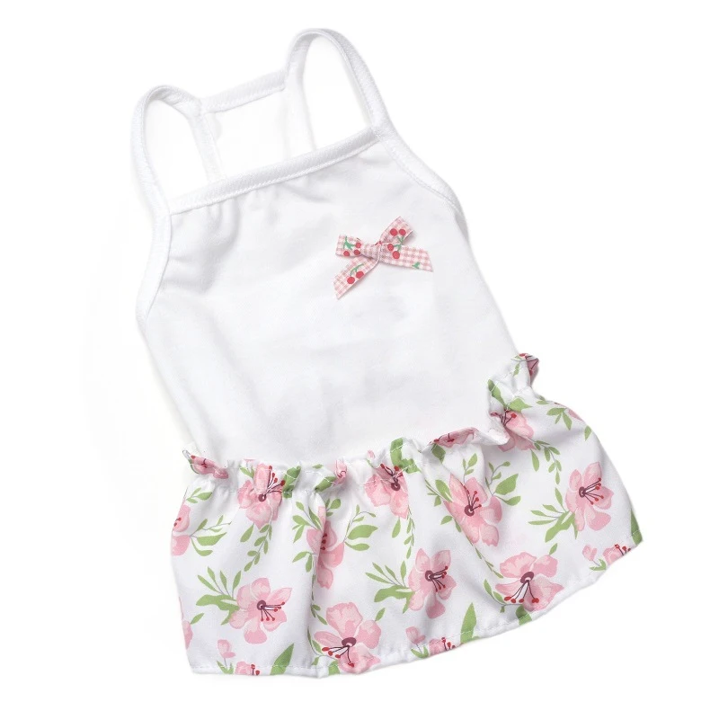 Vestido de Verano para Perros Pequeños, Falda para Cachorros, Ropa para Yorkshire Terriers, Shih Tzu, Maltese, Pomeranian, Poodle, Bichon, Schnauzer