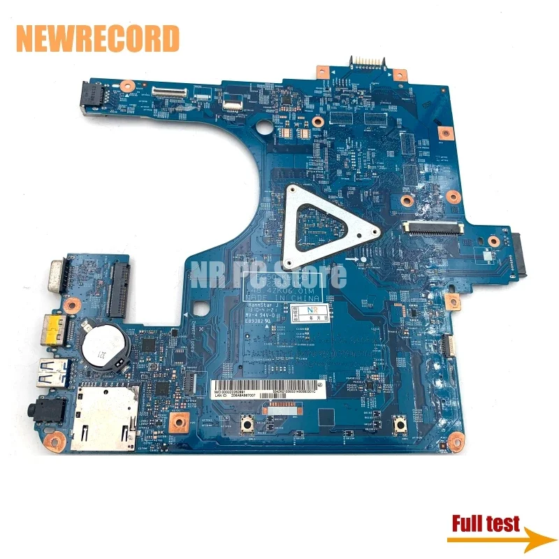 Placa base para portátil Acer GATEWAY NE522, NBY2Z11002, NB.Y2Z11.002, 48.4ZK06.01M, E1-2500, CPU, prueba completa