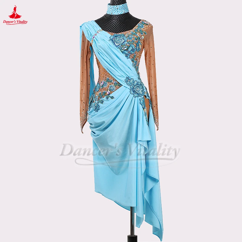 

Высококачественные AB Stones Blackpool Dance Festival, платья для латинских танцев, одежда для взрослых и детей, чача, самба, румба, Jive, одежда для выступлений на заказ