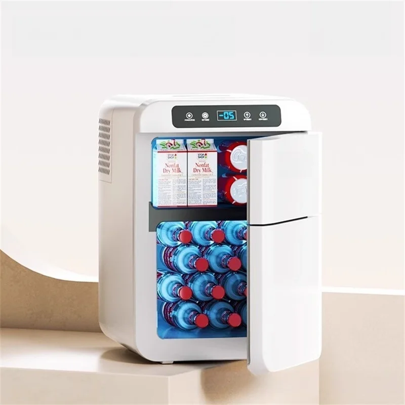

Small Household Ice Maker with 12v Automotive Refrigeration Compressor New 20L-45L Capacity Freezer