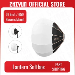 ZHIYUN Official EX1H12 65D Lantern Softbox Video Light Softbox Bowens Mount for Molus G60 X100 Photography Light Accessories