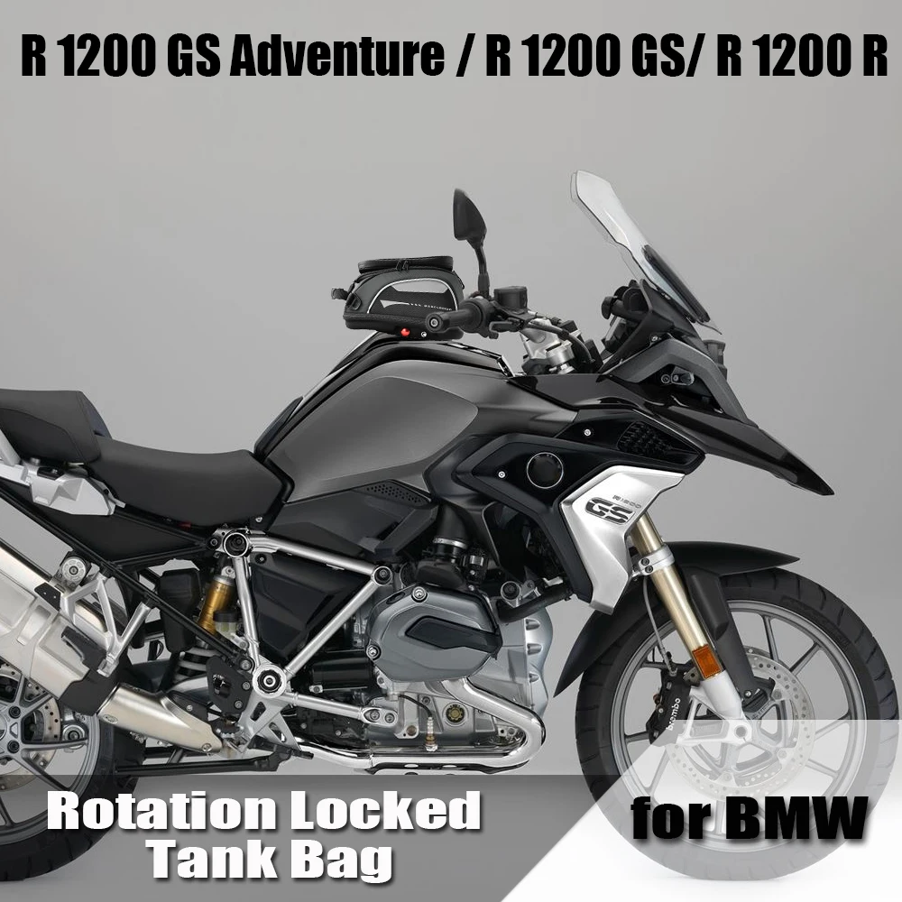 

Tank Bag for BMW R1200R R1200GS R 1200 GS Adventure Rotation Locked Anti Theft Bag Fuel Luggage Carrie Top Case Waterproof