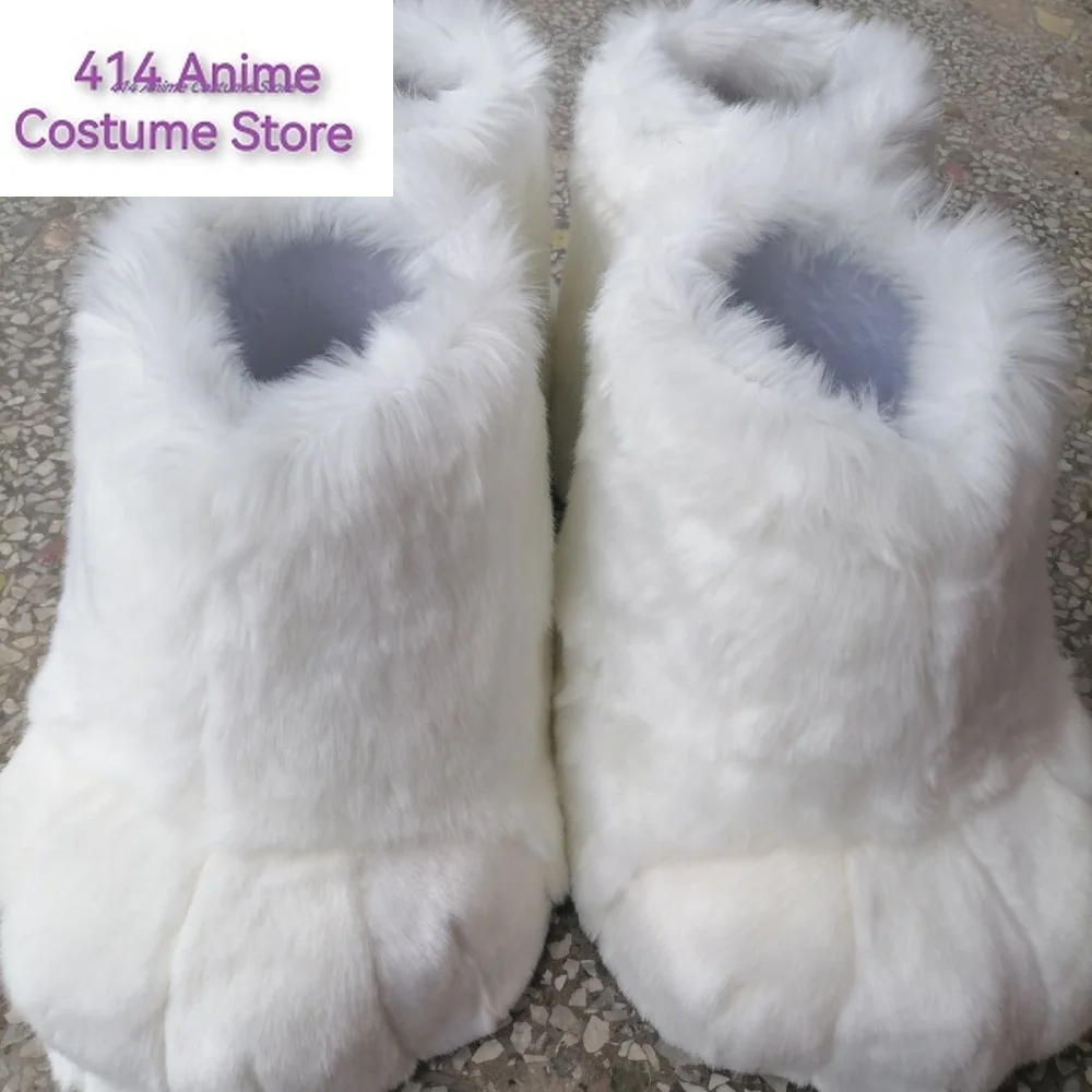 Animal Feet Furry Cosplay Claw Plush Shoes Comiket Kig Fursuit Kigurumi Doll Beast Shoes Cosplay Costume