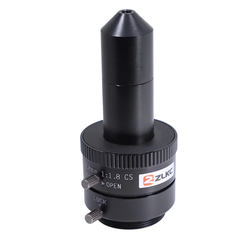 2.0 ميجابيكسل دليل ايريس مثقاب فتحة المسامير 2.8 مللي متر ، 1/2.5 "CS جبل عدسة ، عدسات كاميرات مراقبة لآلة الرؤية عدسة الكاميرات