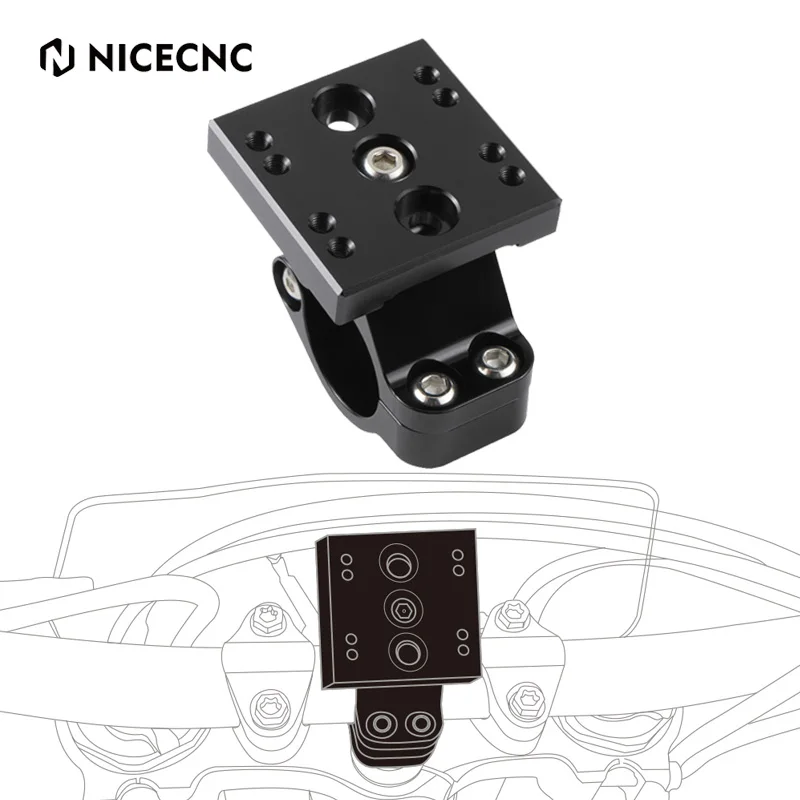 

Для GasGas EC 300 EX MC 125 250 300 EXF ECF MCF 250 350 450 2021-2023 1-1/8 "руль GPS кронштейн крепления Trail Tech Voyager Pro