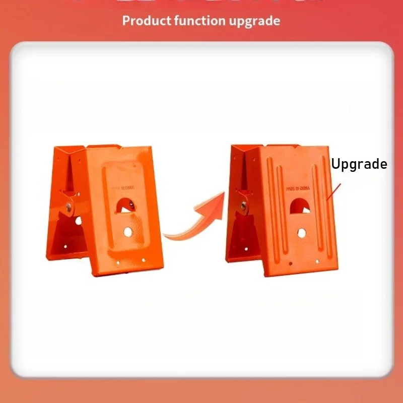 DMH-Woodworking Table Mobile Bracket Steel Sawhorse Bracket Fixing Clip Saw Horse Clip DIY Carpentry Furniture Reinforcement Cla