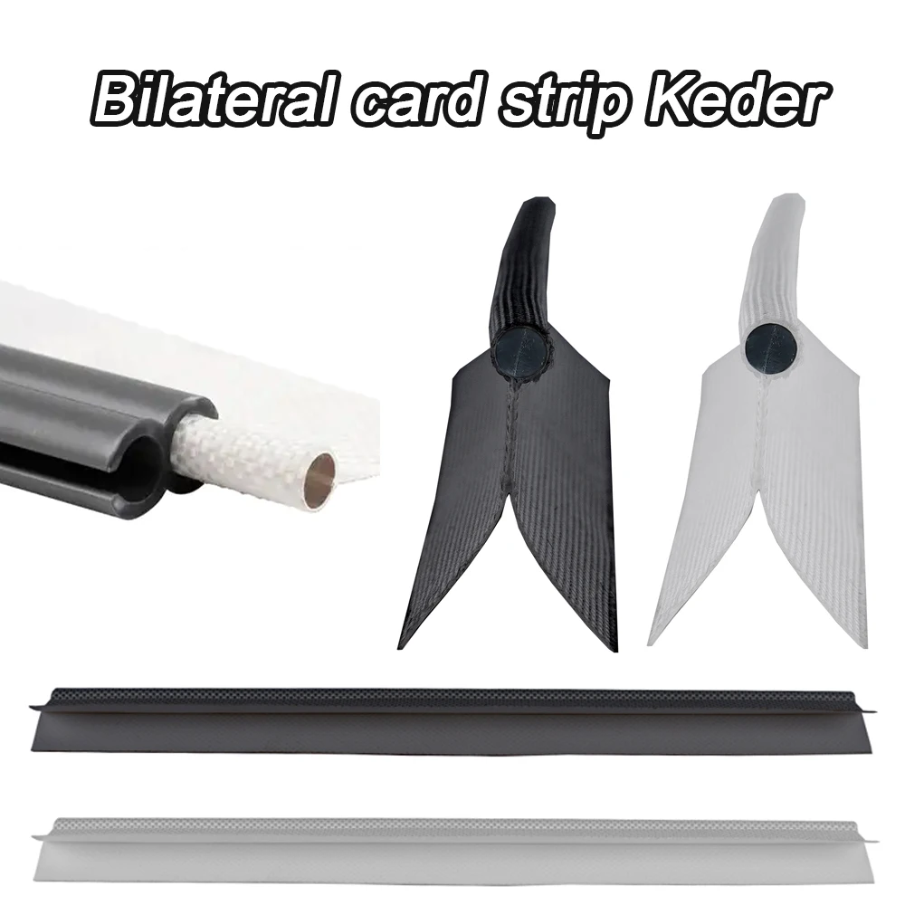 

1M Awning Rail Piping 6mm Double Flap Black Grey PVC Core Keder Caravan Auto Camping Tent Awnings Tents Car Exterior Accessories