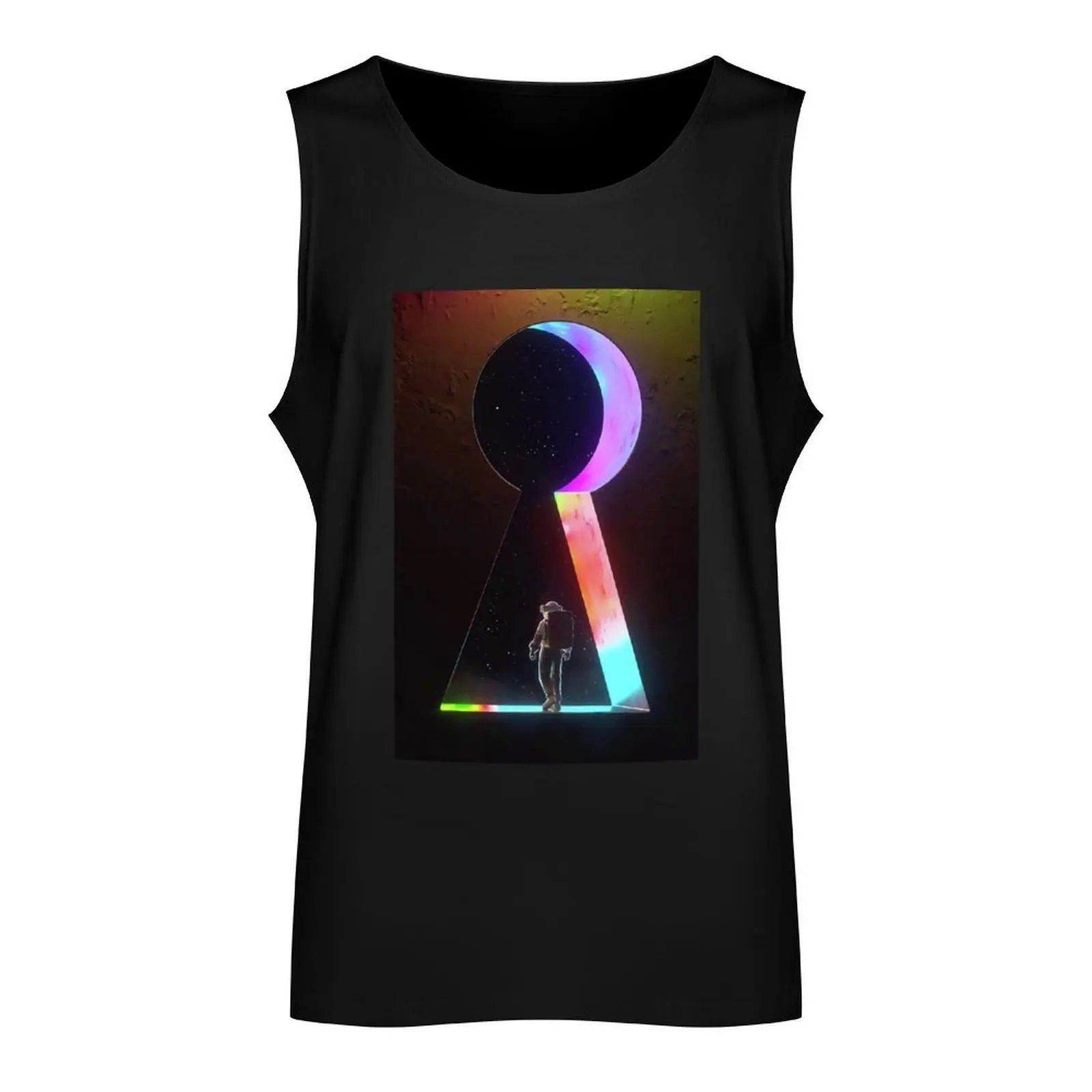 Astronaut's Key Tank Top t-shirts for men Men's gym articles