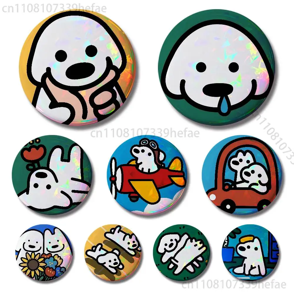 

Cute Matsui Art Badges 25 32 44 58 75 mm Round Fashion Jewelry Clothes Bag Hat Accessories Badge Lover Gifts