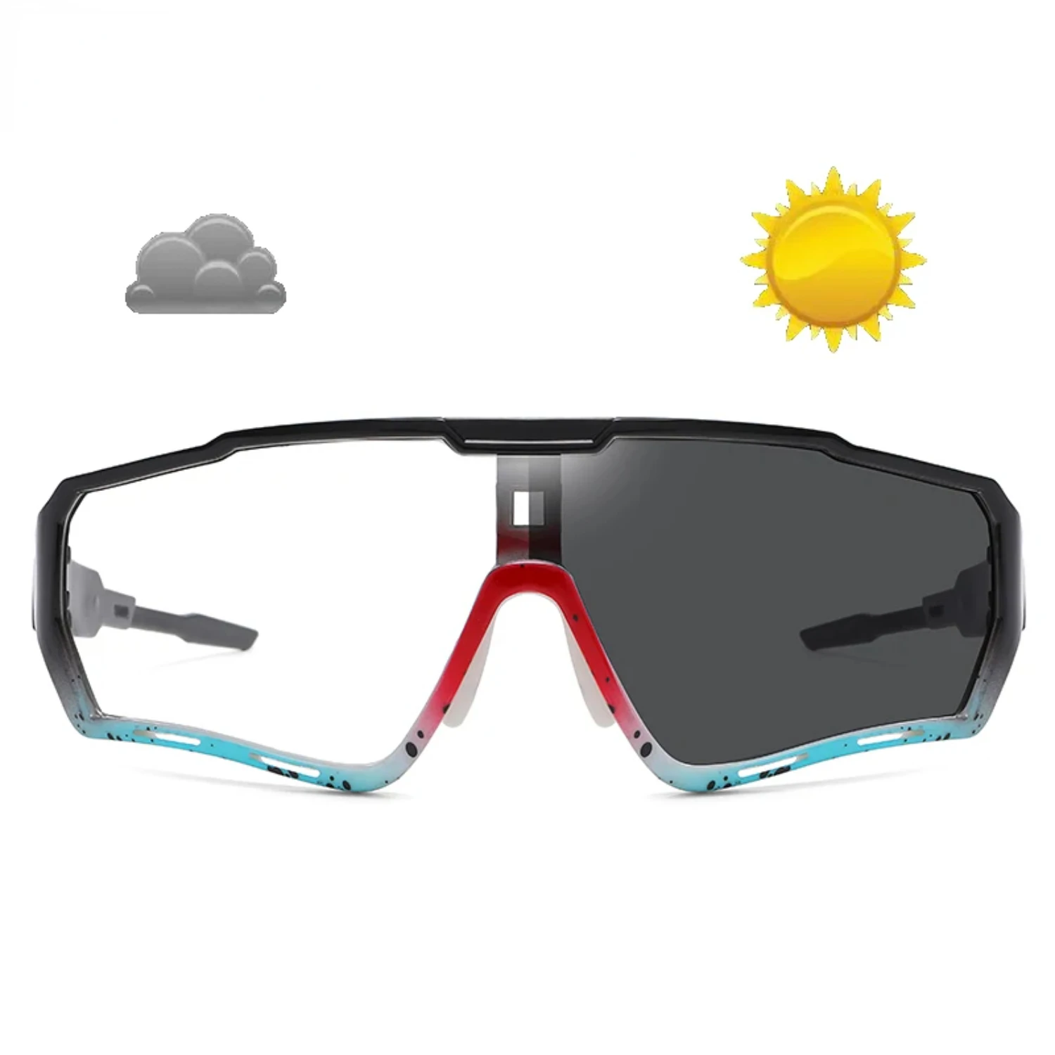 Brand  Style Photochromic Sunglasses Sports Men Women Mtb Bike Bicycle Eyewear Cycling Glasses