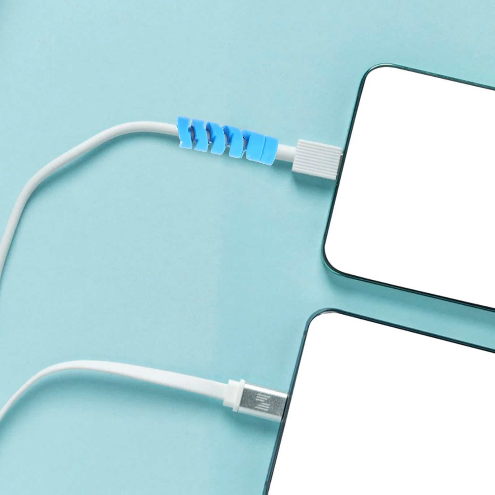 

30pcs Silicone Cable Protectors for USB Data Cord Wire Protection Flexible Durable Cord Savers