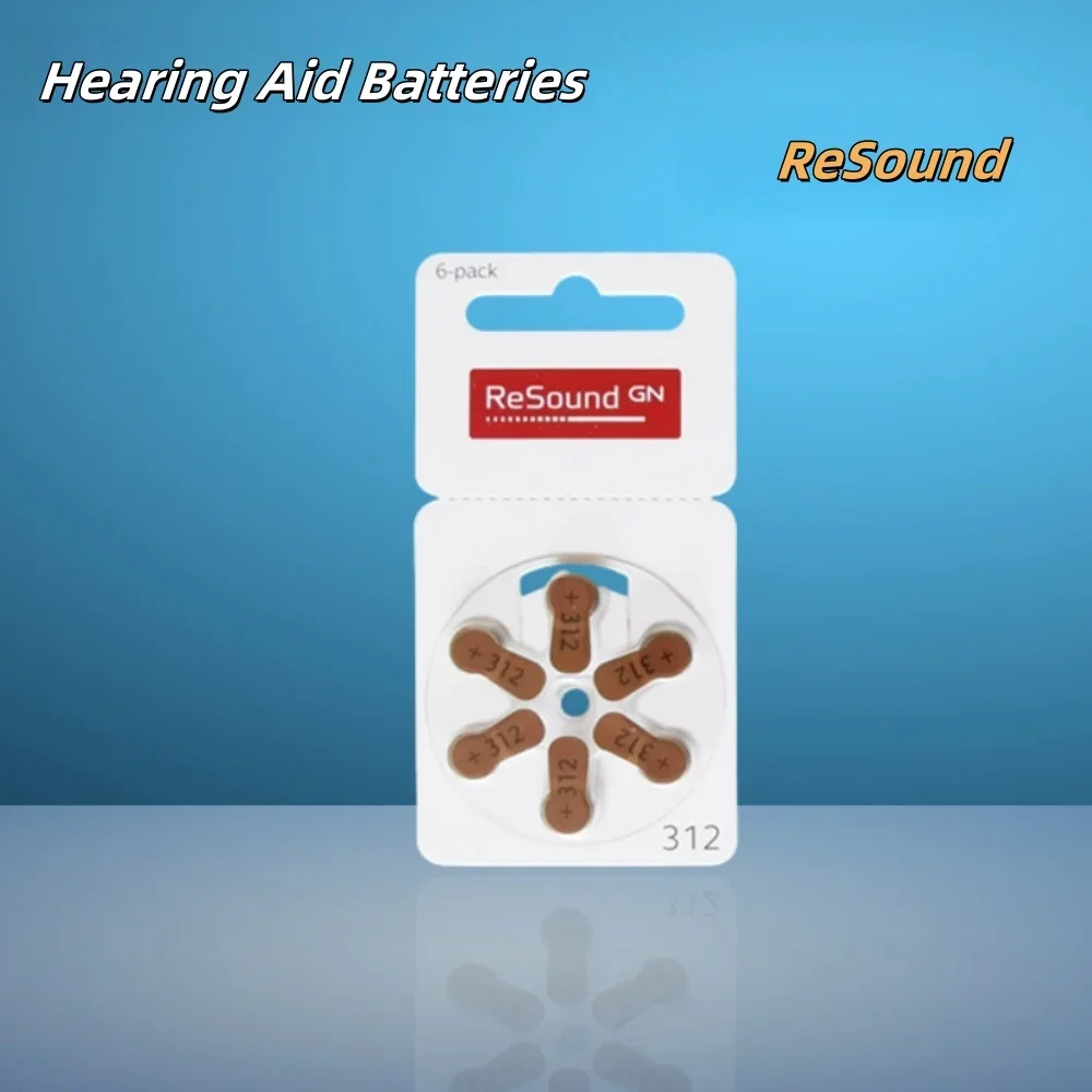 Hearing Aid Batteries Resound P312 Performance 1.45V 312 312P P312 PR41 For BTE CIC RIC ITC Hearing Aid Zinc Air Battery