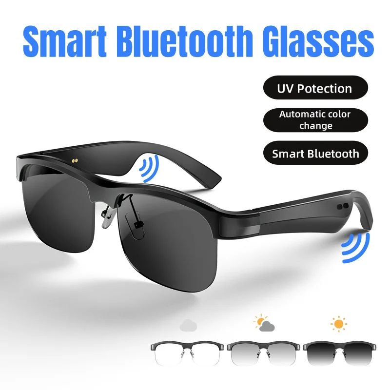 

Xiaomi M9 Pro Умные Bluetooth-очки с изменением цвета, защита от УФ-лучей и синего света, водонепроницаемые звонки, беспроводные умные солнцезащитные очки