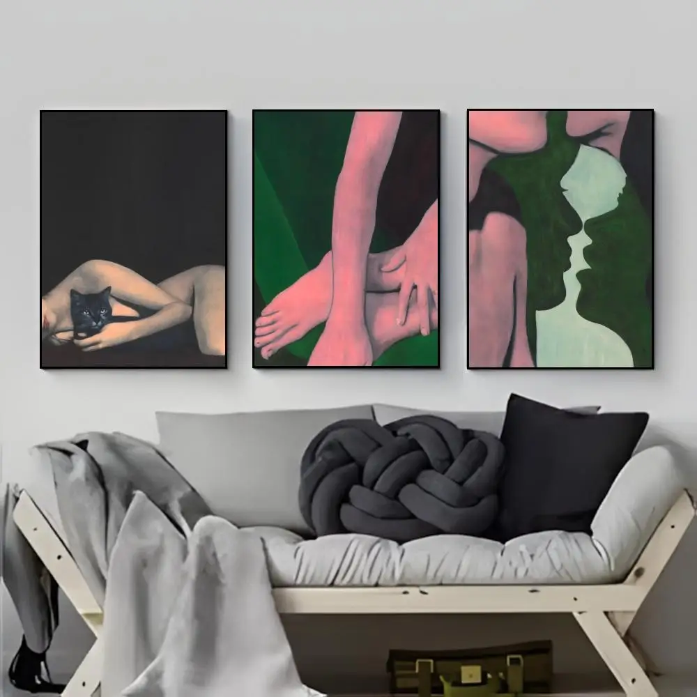 Retro Classical European Art illustration Poster Poster HD  Waterproof Wall Sticker Bar Living Room Decor Gift