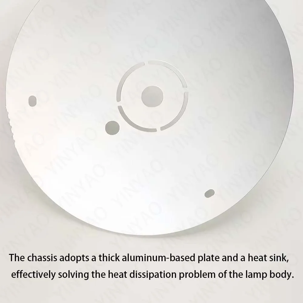 6 واط 12 واط 14 واط ضوء مجلس AC220V لا حاجة محرك الحرة الثريا الفتيل مصدر الضوء ضوء السقف أحادية اللون ثلاثة ألوان عدسة SMD2835