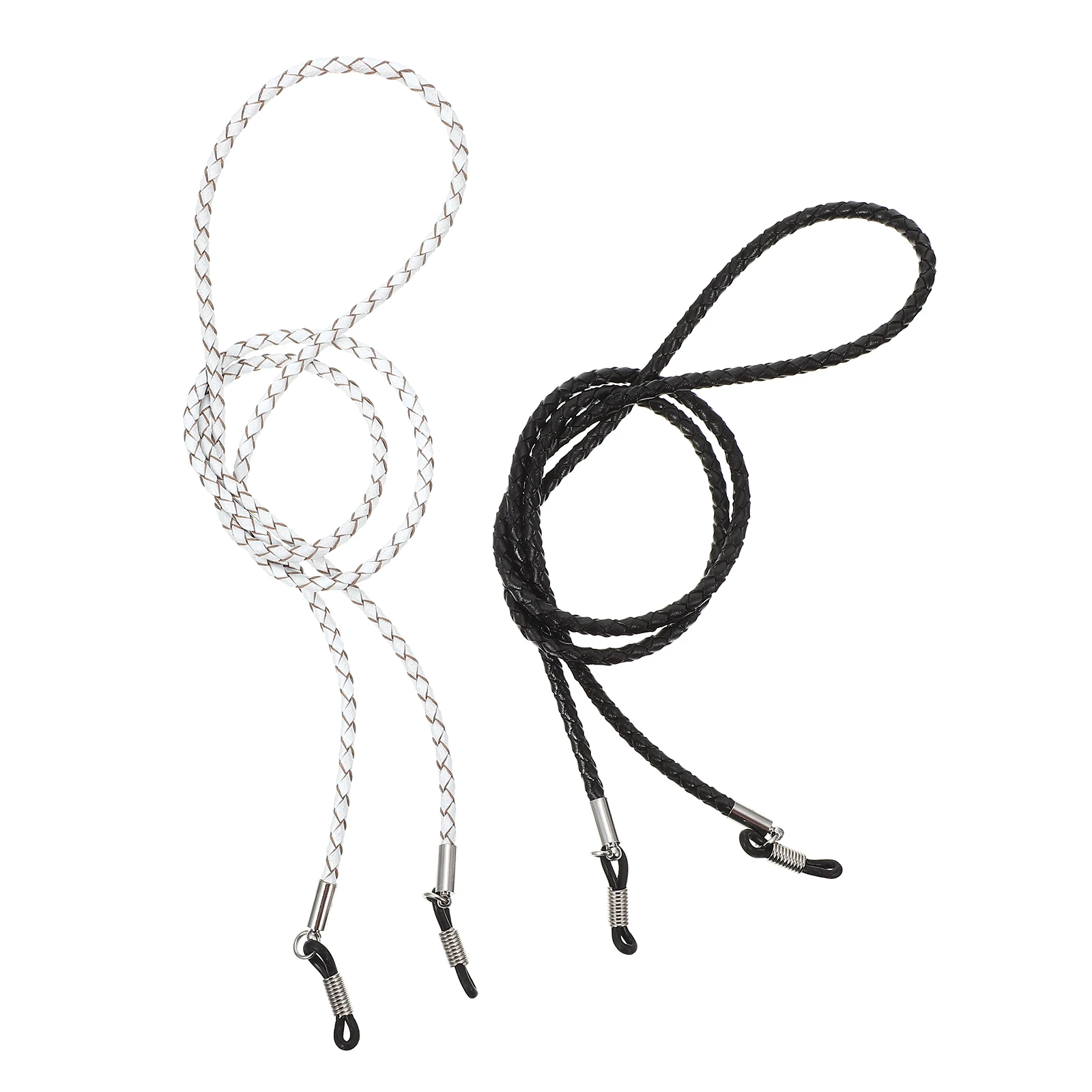 

2pcs Eyeglasses Strap Cowhide Plating Durable Glasses Chains For Myopia Reading Sunglasses Fixing Rope Labor Protection