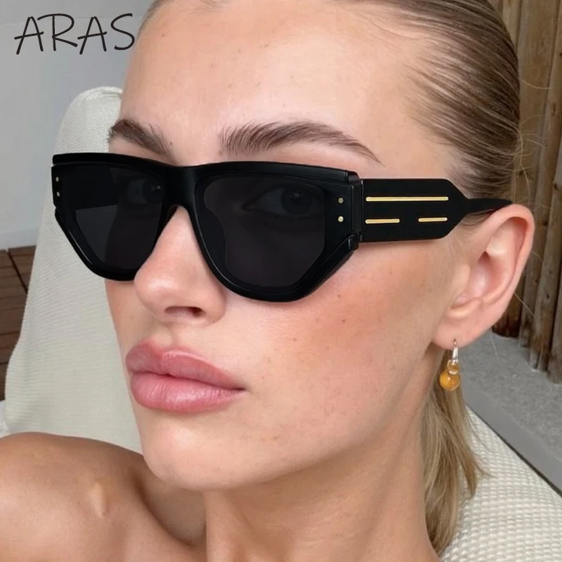 

Винтажные солнцезащитные очки в стиле панк с квадратным щитом, женские солнцезащитные очки 2021, роскошные брендовые модные солнцезащитные очки «кошачий глаз», сексуальные уличные очки для путешествий для женщин