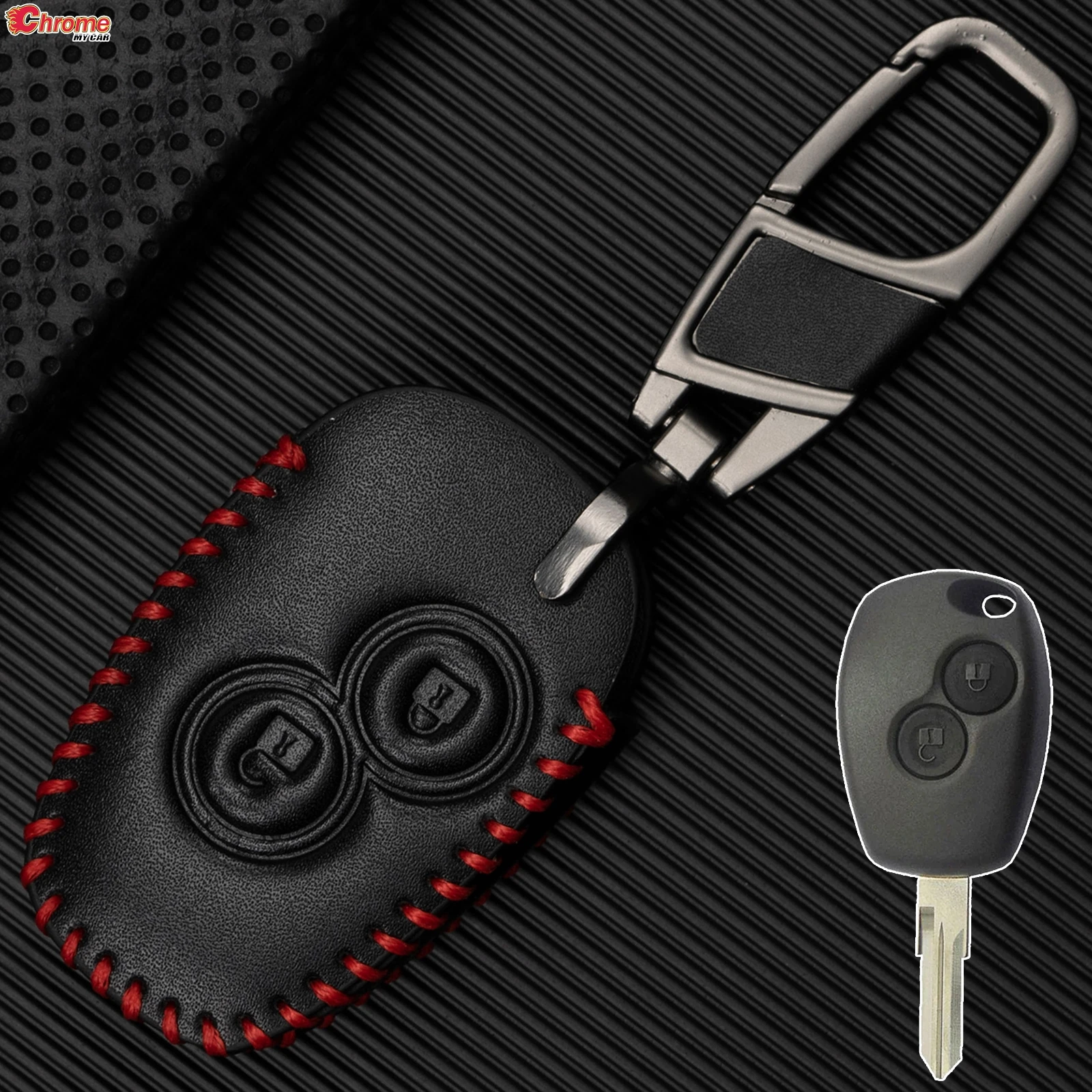 For Renault Clio Modus Twingo Dacia Duster Sandero Opel Vauxhall Movano Vivaro Smart Remote Key Fob Ring Cover Case Shell Holder