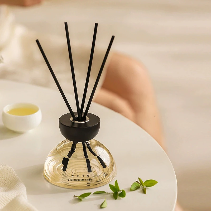 200ml Reed Diffuser Bottle with Essential Oil Gardenia Jasmine Diffuser Sets Hotel Home Aromatherapy Air Freshener Fragrance Oil