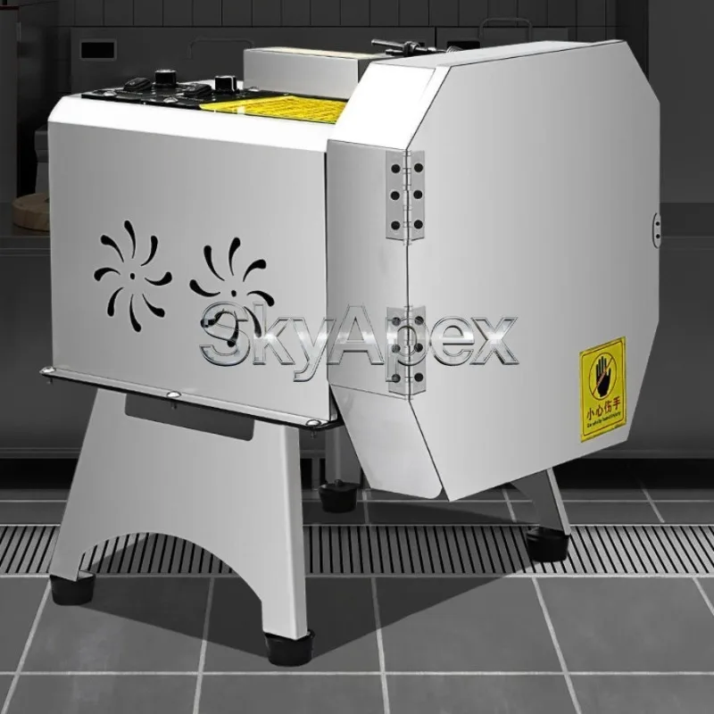 New Multifunctional Commercial Vegetable Cutter Automatic Scallion Leek Sauerkraut Pepper Slicing Cutting Machine For Canteen