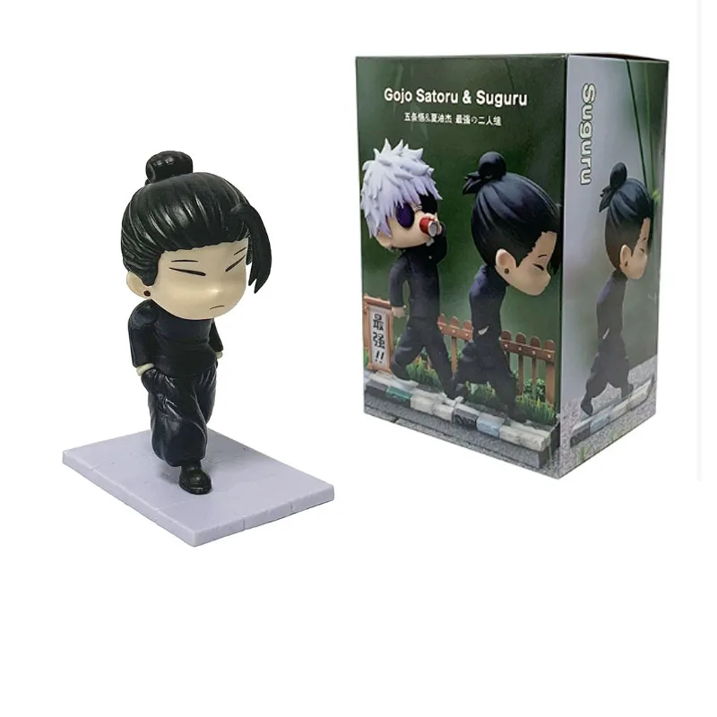 2025* #   11.5 سنتيمتر/4.53in أنيمي Jujutsu Kaisen الشكل Geto Suguru و Satoru Gojo عمل الشكل جمع تمثال لعبة مجسمة هدية