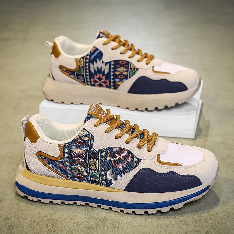 Large Size Men's Casual Shoes Fashion Platform Comfortable Breathable Running Sneakers Zapatillas Hombre