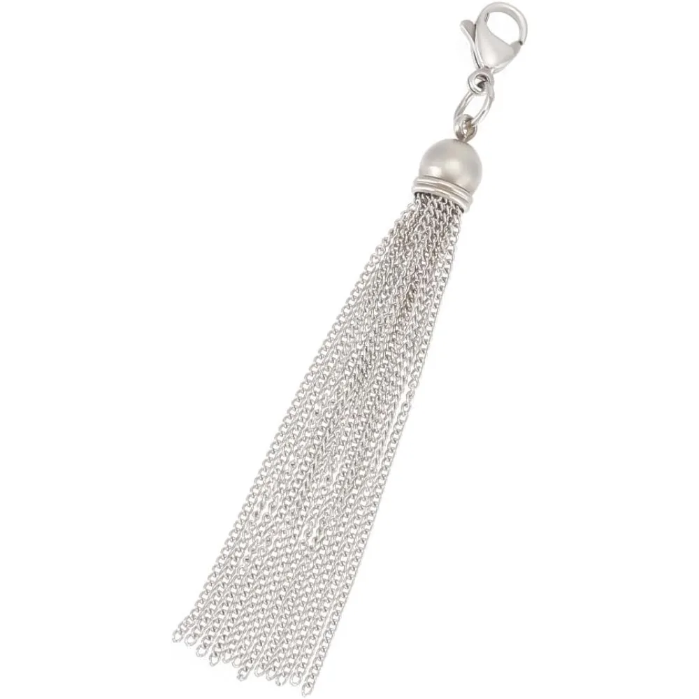 Tassel Pendant Brass Tassel Charms Pendants Small Hole Tassel Charms for DIY Necklace Bracelet Earring Jewelry Making