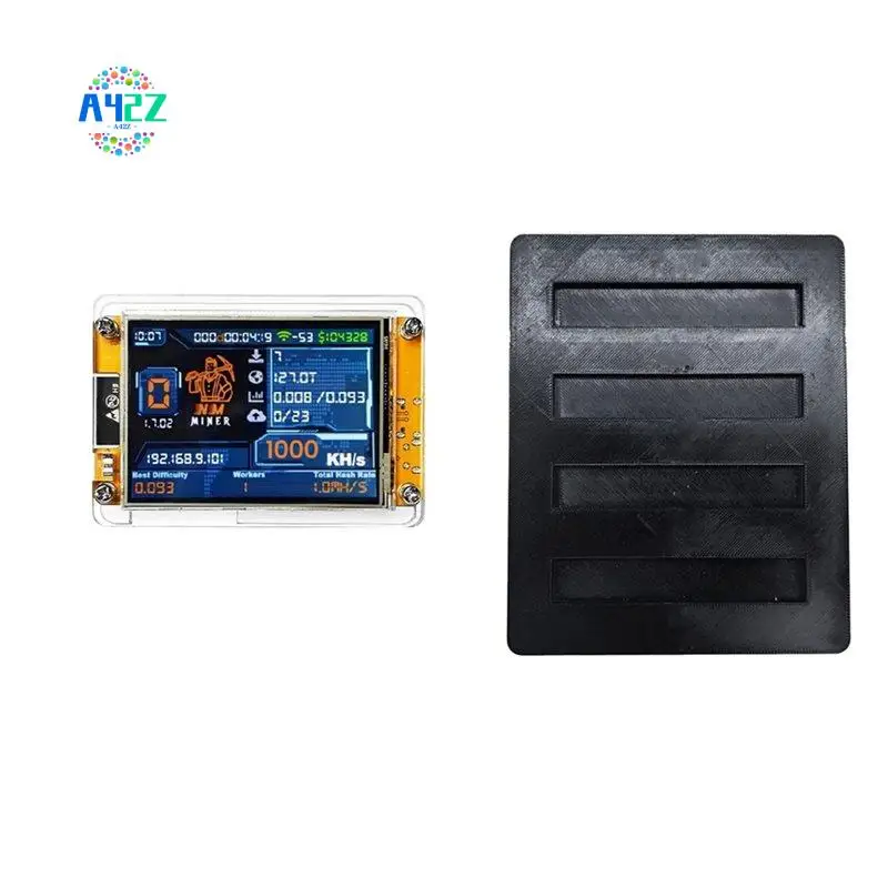 

A42Z-1000KH/S Nmminer Nerdminer+Stand 2.8 Inch Smart Display Upgraded Harshrate Bitcoin Crypto Solo Lottery Miner Nerdminer