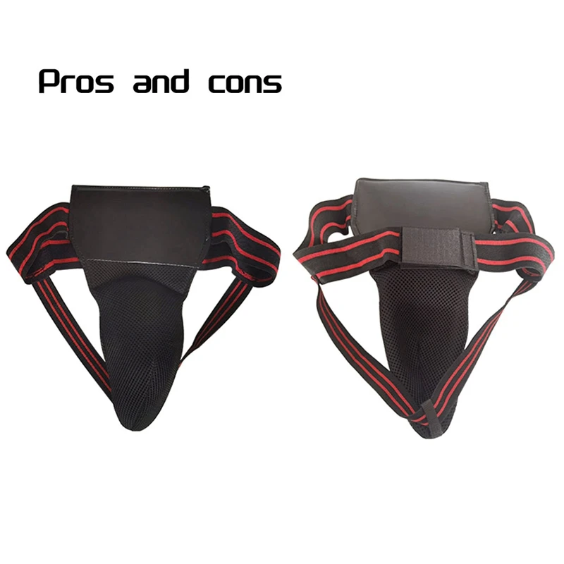 Protector de ingle para boxeo, Taekwondo, Kickboxing, entrenamiento de artes marciales, suspensorio para hombres, Protector Abdominal negro duradero