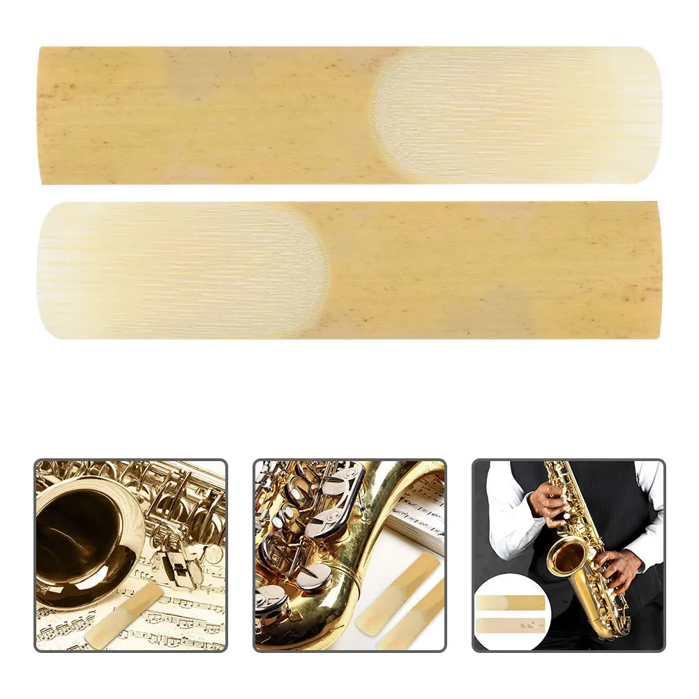 

20pcs Saxophone Sax 2.5 Replacement For Musical Replacement Sax Reeds Instrument Parts Accessories Smooth 2.5 Reeds Polished